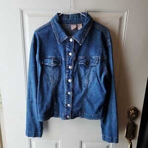 Susquehanna Trail Outfitters Blue Denim Jacket Size L